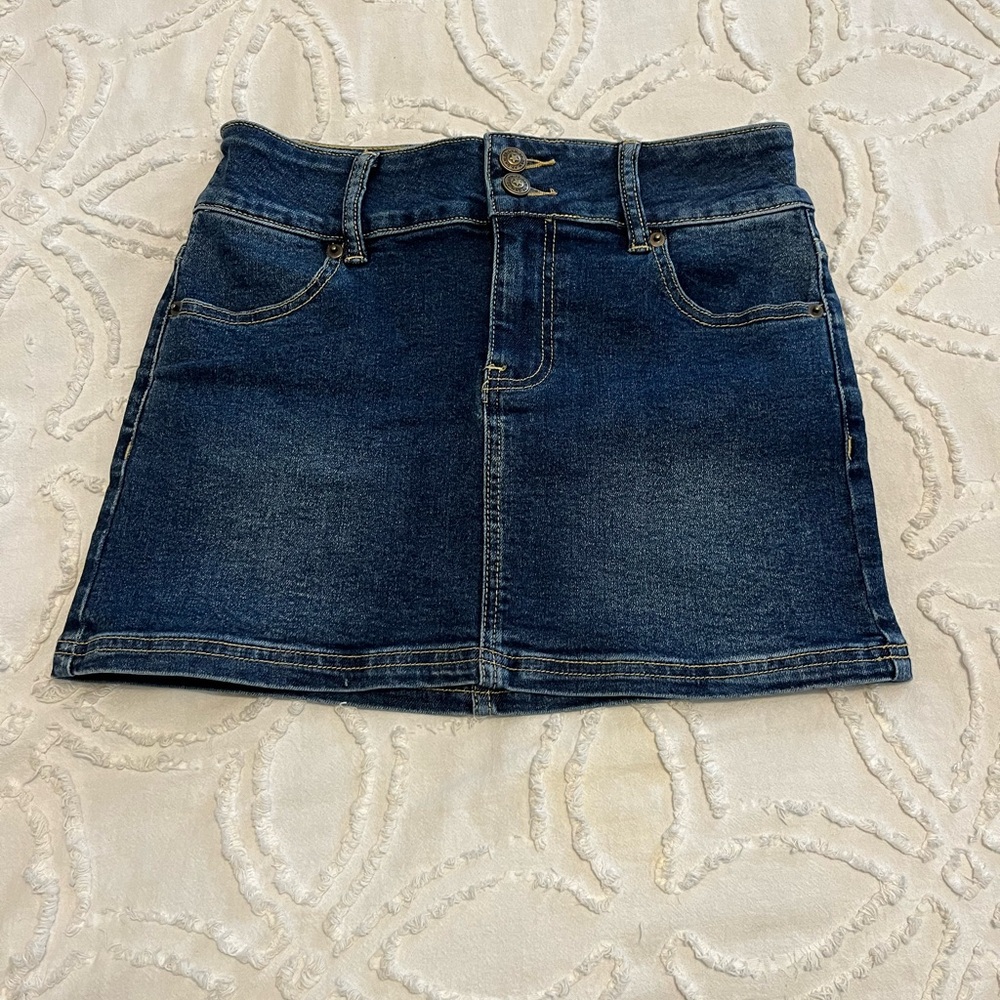 COPY - Jean Mini Skirt- Aritiza